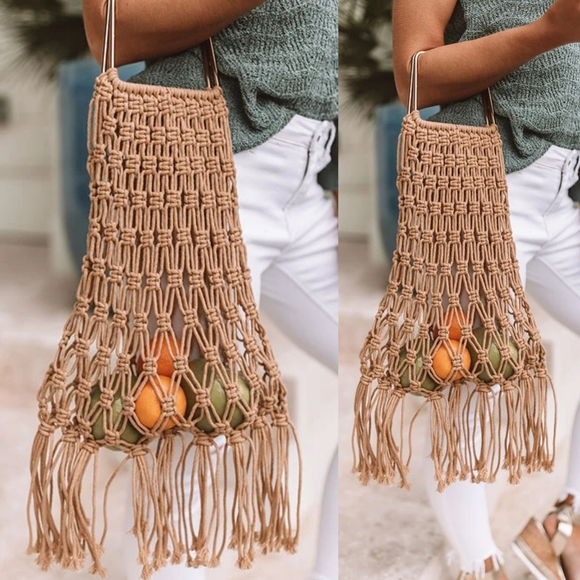 Rise & Shine Netted Bucket Bag - Picture 7 of 7